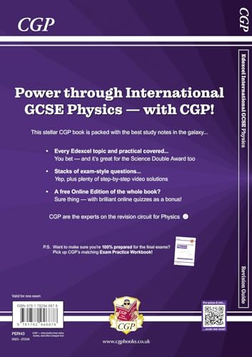 New Edexcel International GCSE Physics Revision Guide: Including Online Edition, Videos and Quizzes: for the 2024 and 2025 exams (CGP IGCSE Physics)