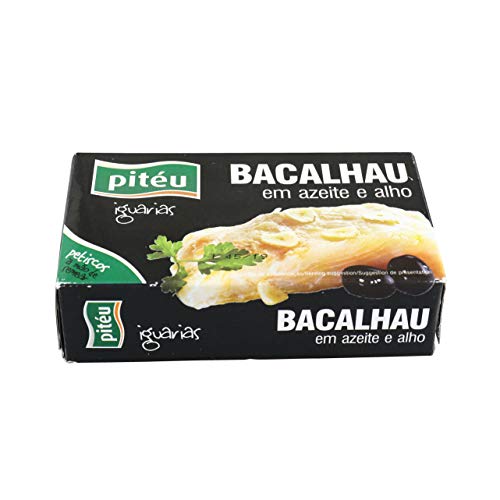 Delicious Portuguese Tinned Codfish in Olive Oil and Garlic 120g