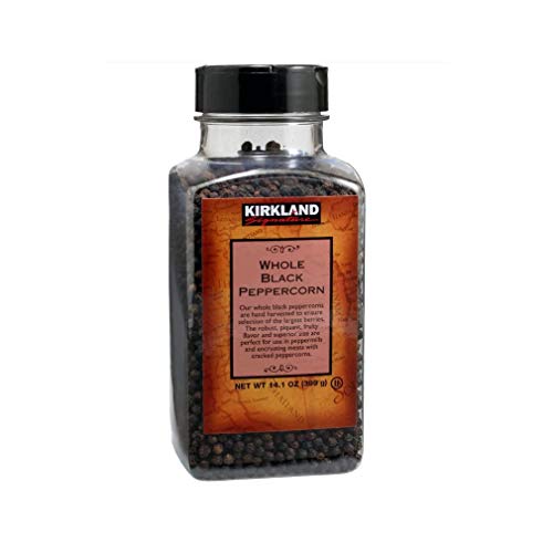 Kirkland Signature Whole Black Peppercorns, 399g