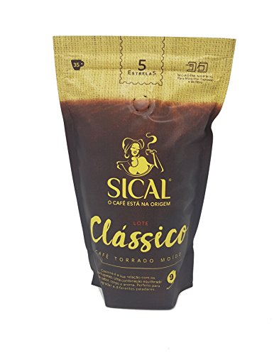 Sical Portuguese Classico Normal Ground Coffee Cafe 5 Estrelas 250G 1 Pack