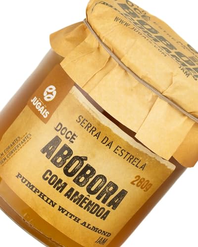 Quinta De Jugais Pumpkin Jam with Almond from Portugal (Abobora com Amendoa) - 280g - Pack of 2