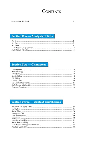 GCSE English - An Inspector Calls Workbook (includes Answers): for the 2024 and 2025 exams (CGP GCSE English Text Guide Workbooks)