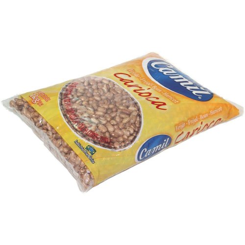 Brazilian Brown Beans, 1a Quality, 1kg Bag - Feijão Carioca CAMIL 1kg