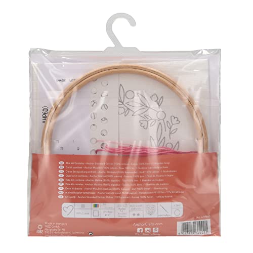 Anchor Embroidery Hoop Kit, Love, (diam) 13cm