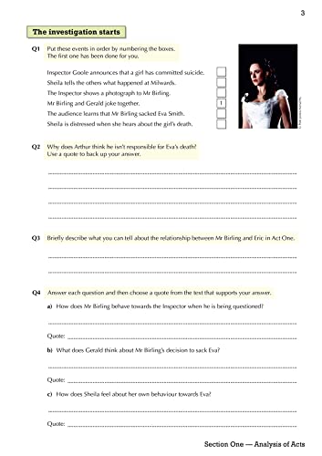 GCSE English - An Inspector Calls Workbook (includes Answers): for the 2024 and 2025 exams (CGP GCSE English Text Guide Workbooks)