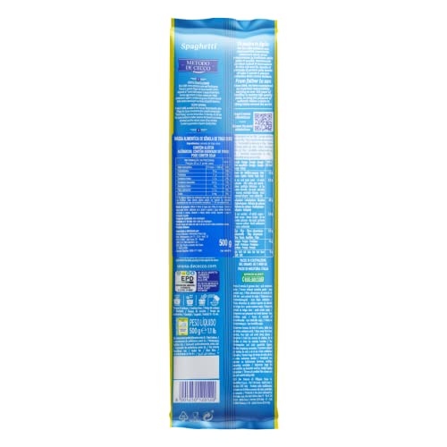 De Cecco Spaghetti No.12, 500 g (Pack of 1)