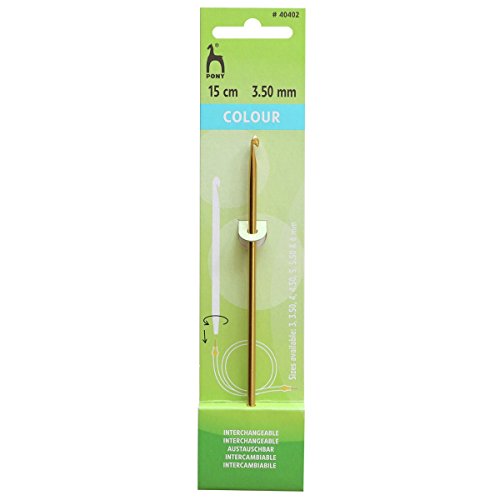 Crochet Hook: Interchangeable: Gold: 15cm x 3.50mm