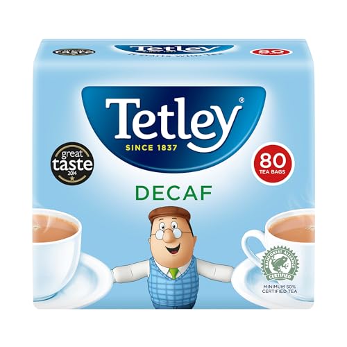 Tetley Original Decaf Tea Bags, 80 Bags