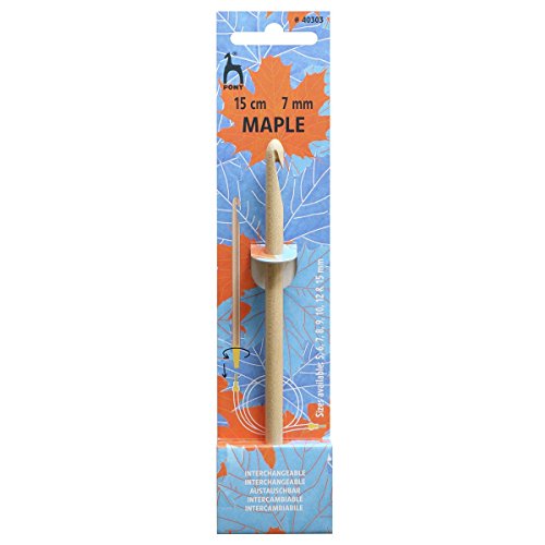 Crochet Hook: Interchangeable: Maple: 15cm x 7.00mm