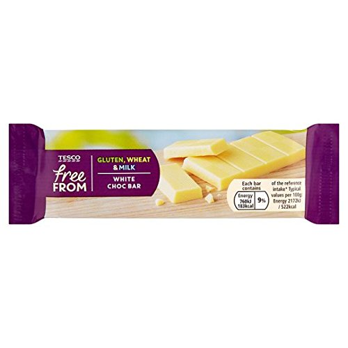 Tesco Free From White Chocolate Bar 35G