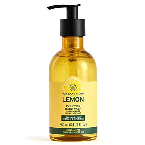 THE BODY SHOP Lemon Purifying Hand Wash INTENSELY CLEANSING HAND WASH PURIFY AND PROTECT SKIN