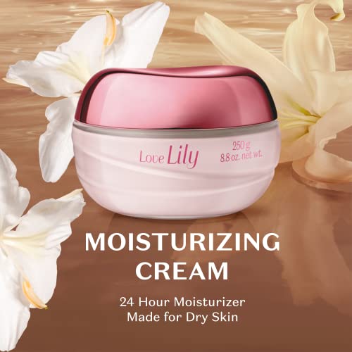 Boticario - Linha Lily (Love) - Creme Acetinado Hidratante Corporal 250 Gr - (Boticario - Lily (Love) Collection - Satiny Moisturizing Body Cream Net 8.8 Oz)