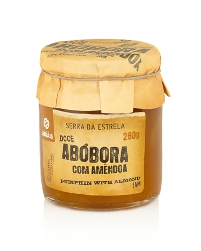 Quinta De Jugais Pumpkin Jam with Almond from Portugal (Abobora com Amendoa) - 280g - Pack of 2