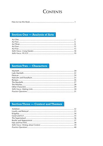 GCSE English Shakespeare - Macbeth Workbook (includes Answers): for the 2024 and 2025 exams (CGP GCSE English Text Guide Workbooks)