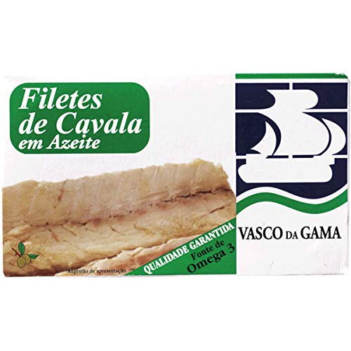 Mackerel Fillet in Olive Oil Vasco da Gama 120g