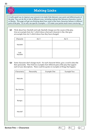 GCSE English Shakespeare - Macbeth Workbook (includes Answers): for the 2024 and 2025 exams (CGP GCSE English Text Guide Workbooks)