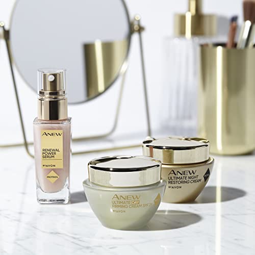 Avon Anew Ultimate Night Restoring Cream, with Protinol™ Technology to Firm Skin, Reduce the Appearance of Wrinkles and Boost Radiance, 50ml