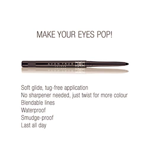 Avon True Colour Glimmerstick Eyeliner (Blackest Black) SD