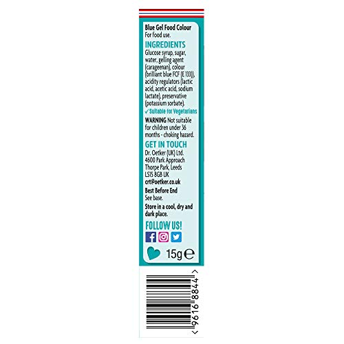 Dr. Oetker Blue Extra Strong Food Colour Gel, 15g