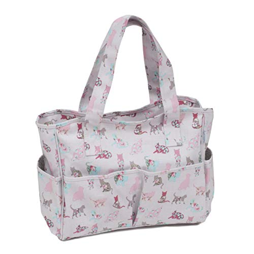 Hobby Gift Exclusive Craft Bag, Shoulder Bag, Knitting Bag, Yarn Storage, School bag, 13 x 34.5 x 29cm