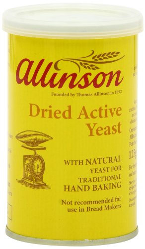 Allinson Dried Yeast, 125g (Pack of 10)