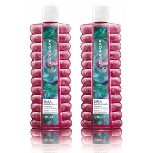 Avon Bubble Bath | New Calm & Unwind Bubble Bath | Camphor & Eucalyptus | 2 x 500ml