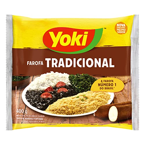 Farofa de mandioca Temperada Yoki - 400g