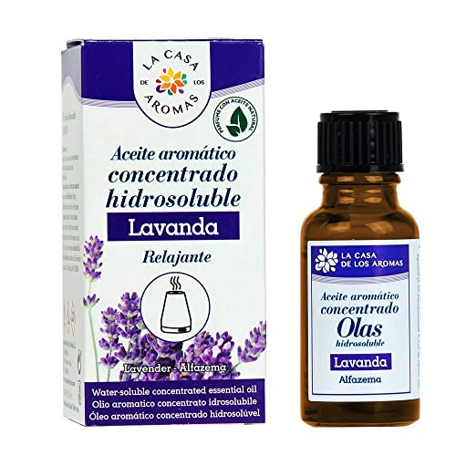 Casadelasaromas Hydrosoluble Lavender Oil for Oil Diffusers 15 ml Relaxing Fragrance