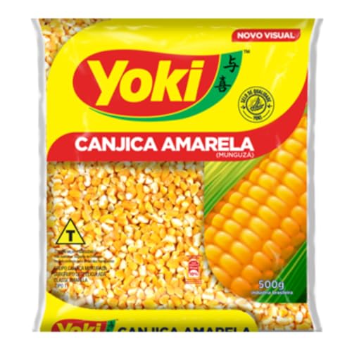 Yoki, Canjica Amarela, Yellow Corn, Ideal for low calorie preparations 500g