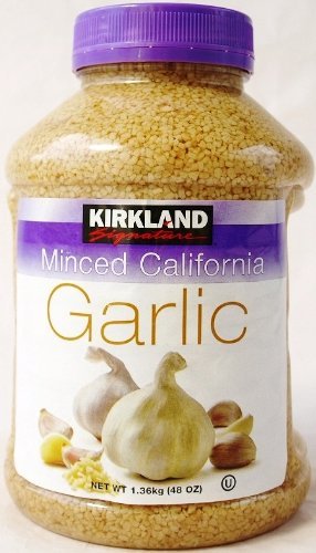 Kirkland Signature Minced California Garlic, 1.36kg