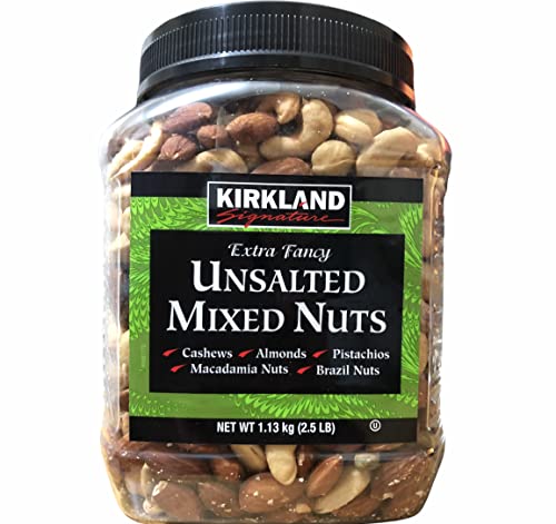 Kirkland Signature Extra Fancy Unsalted Mixed Nuts, 1.13kg