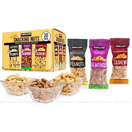 Kirkland Signature Variety Snacking Nuts, 3.0 Pound