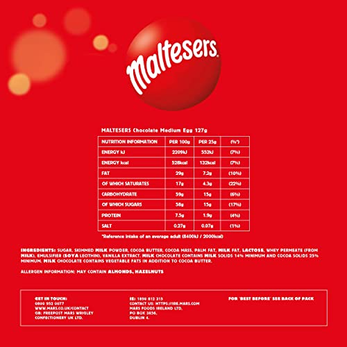 Maltesers Medium Chocolate Easter Egg, 127 g Parent