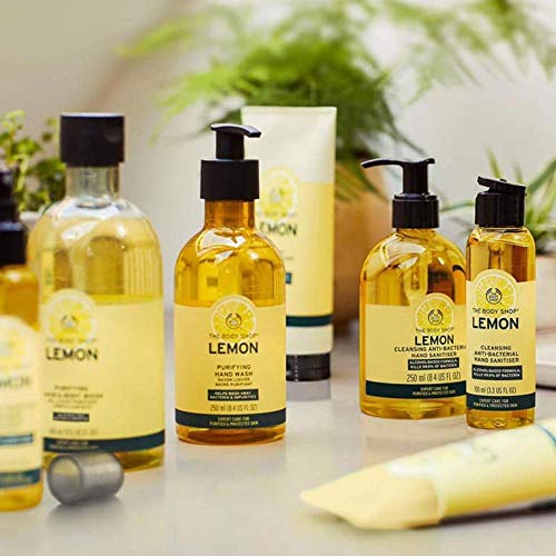 THE BODY SHOP Lemon Purifying Hand Wash INTENSELY CLEANSING HAND WASH PURIFY AND PROTECT SKIN