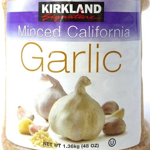 Kirkland Signature Minced California Garlic, 1.36kg
