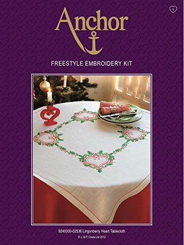 Anchor PE134 Kits and Canvas, 100% Cotton, Honeycomb, One Size