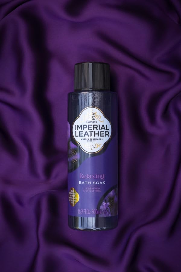 I/Leather Bath Lavender/W IRIS
