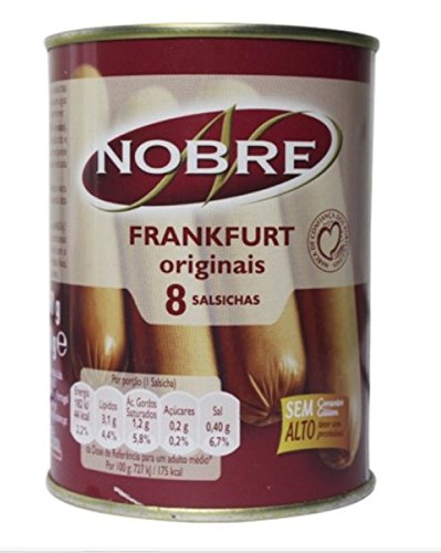 SALSICHAS Frankfurt NOBRE (8UNIDADES) 350G