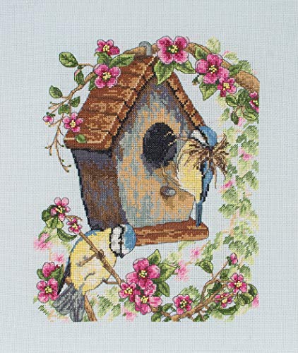 ANCHOR Essential Kits Cross-Stitch the bird house Kits And Canvas