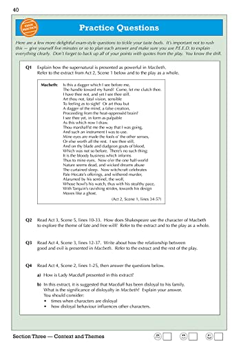 GCSE English Shakespeare - Macbeth Workbook (includes Answers): for the 2024 and 2025 exams (CGP GCSE English Text Guide Workbooks)