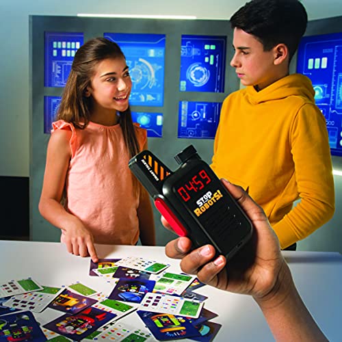 Stop the Robots Game - voice activated game, work as a team or against each other, fast paced game