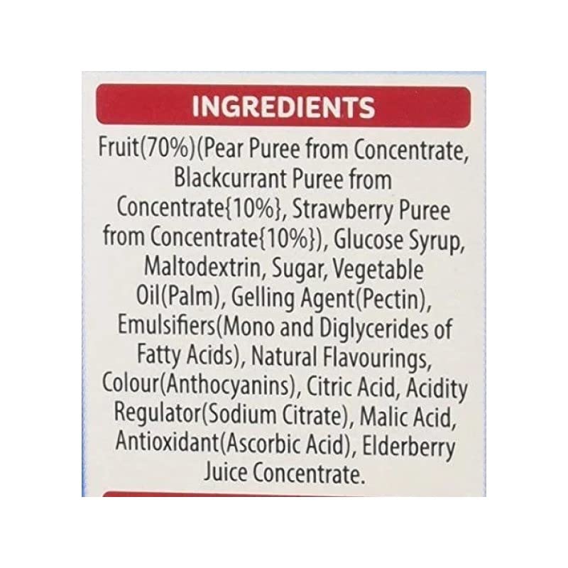 Kelloggs Fruit Winders Rolls Strawberry & Blackcurrent, 5 x 17g
