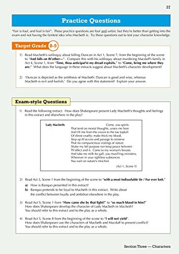 GCSE English Shakespeare Text Guide - Macbeth includes Online Edition & Quizzes: for the 2024 and 2025 exams (CGP GCSE English Text Guides)