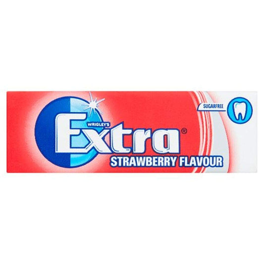 WRIGLEYS EXTRA STRAWBERRY GUM 10 - 1 PACK