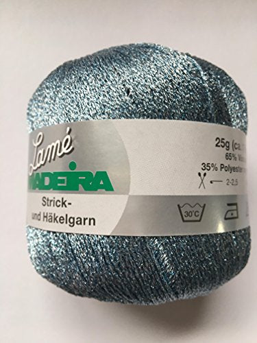 Metallic Crochet and Knitting Yarn – M – Light Blue