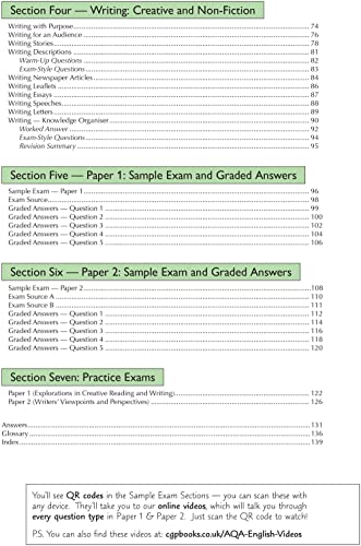 GCSE English Language AQA Complete Revision & Practice - includes Online Edition and Videos: for the 2024 and 2025 exams (CGP AQA GCSE English Language)