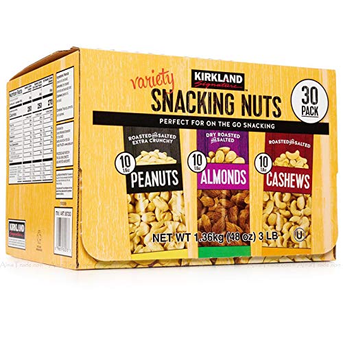 Kirkland Signature Variety Snacking Nuts, 3.0 Pound