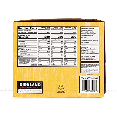 Kirkland Signature Variety Snacking Nuts, 3.0 Pound