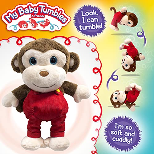 لعبة القرد القلّاب MY MONKEY TUMBLES للأطفال في مرحلة ما قبل المدرسة مع ميزة الشقلبة المضحكة - كما ظهرت على التلفاز!