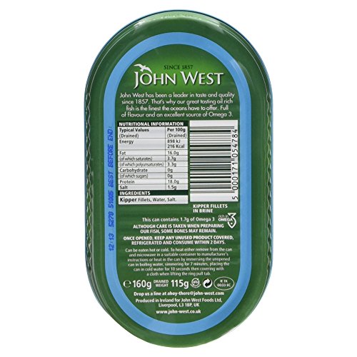 John West Kipper Fillets in Brine 160 g